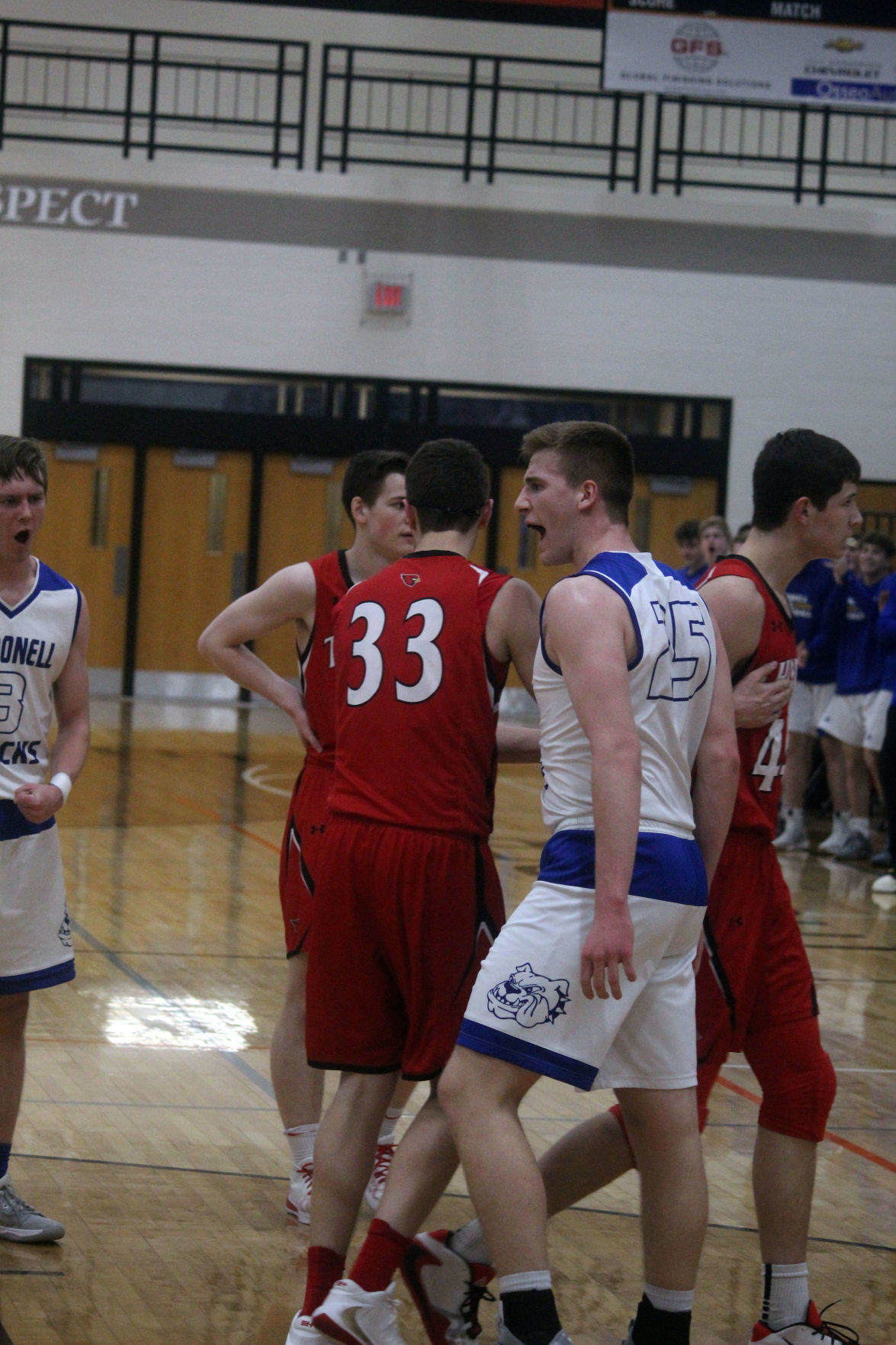 McDonell vs Thorp boys basketball at Osseo 3-12-20